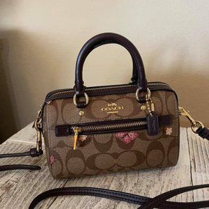 Coach Micro Rowan butterfly crossbody bag